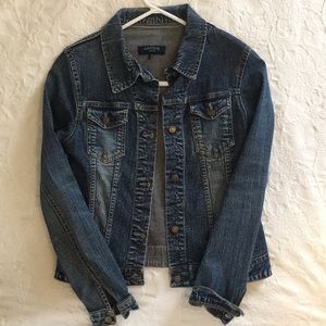 jean jacket- dark wash